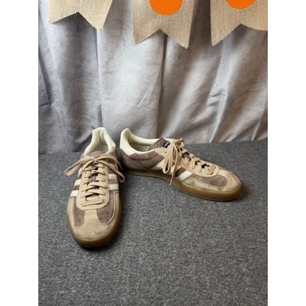 Adidas Gazelle Indoor Sneakers Original Shoes Earth Strata/White IF9646 US 11.5 - Picture 6 of 9